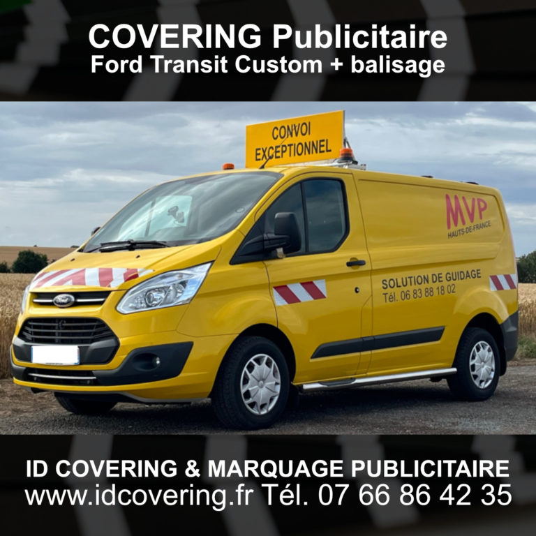 Covering convoi exceptionnel Ford Transit