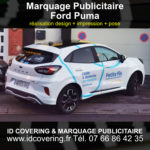 Covering ford puma marquage publicitaire