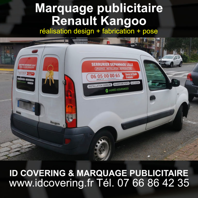 flocage renault kangoo serrurier