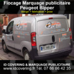 flocage marquage publicitaire peugeot bipper