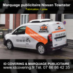 Marquage publicitaire Nissan Townstar